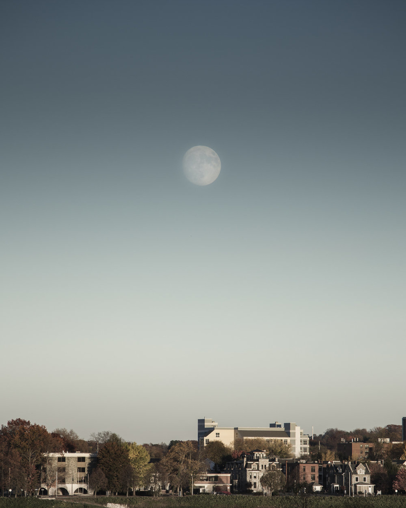 Super Moon over Susquehanna River - Harrisburg, Pennsylvania