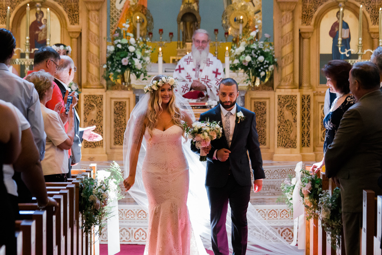 Wedding Ceremony - Holy Trinity Greek Church - Camp Hill, Pennsylvania - Wedding Photographer