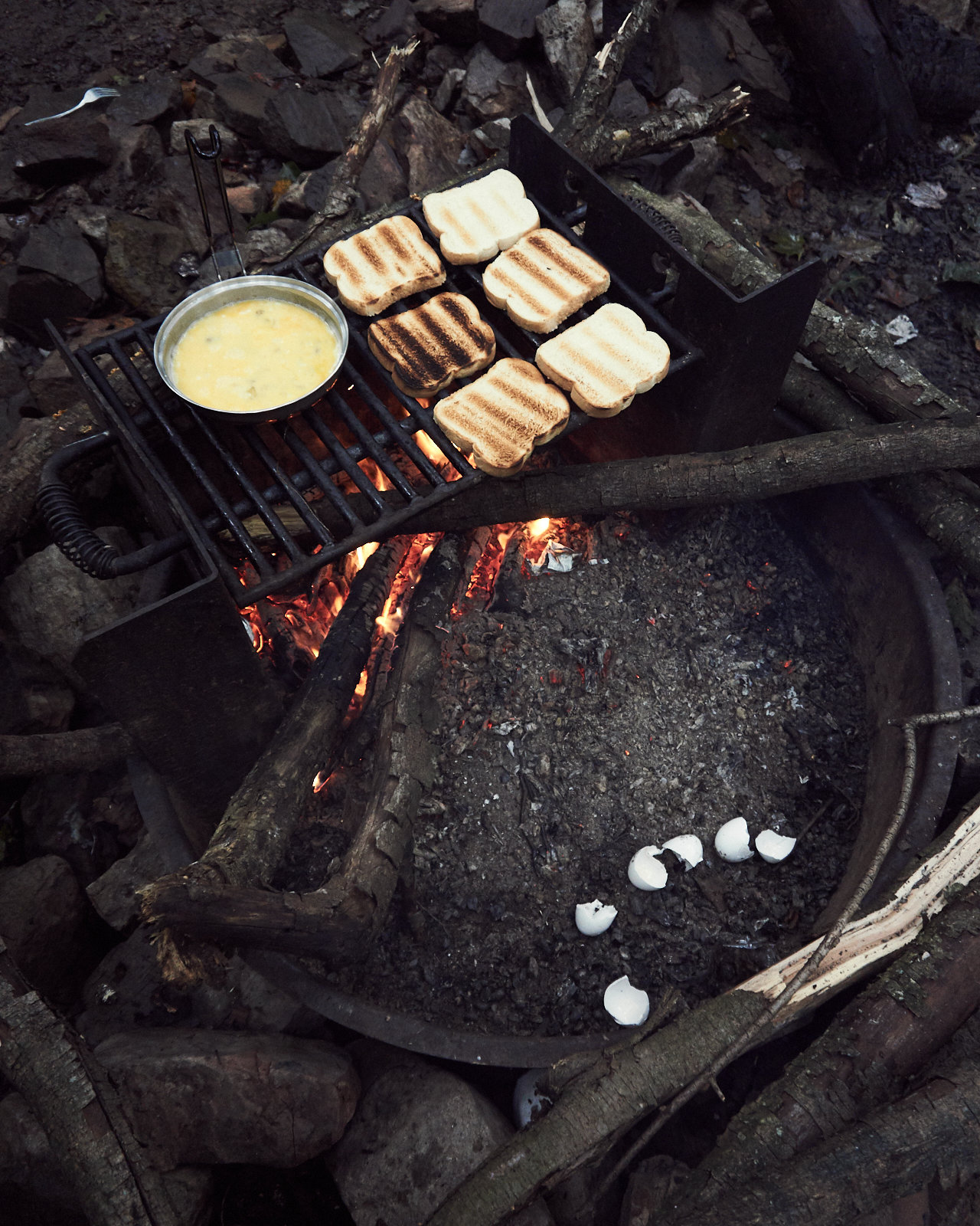 A Breakfast in Nature - camping - campfire - hiking - Tuscarora State Forest