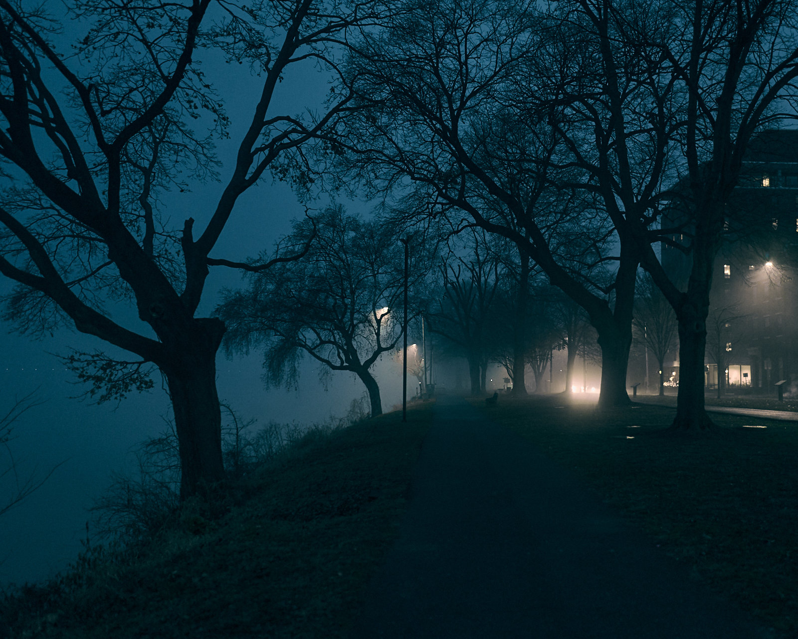 Front Street at Night - Harrisburg, Pennsylvania - fine art photography