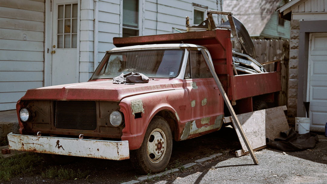 Classic, Antique, Truck, Mechanicsburg, Pennsylvania, street photography