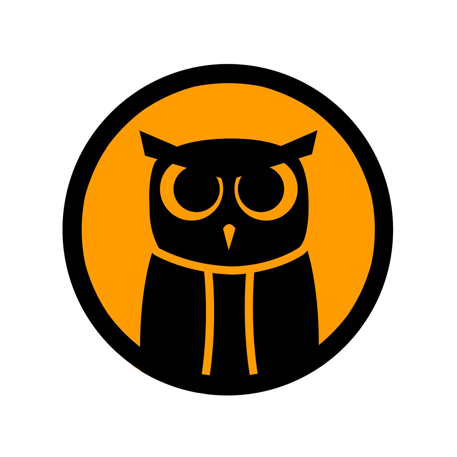 Black Owl Outdoors, custom logo design